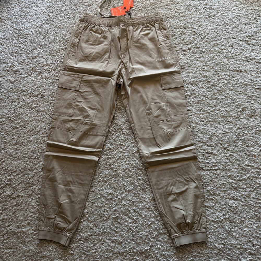 Men's YoungLA (SoldOut) 242 CommuterCargoJogger XL NWT Cream